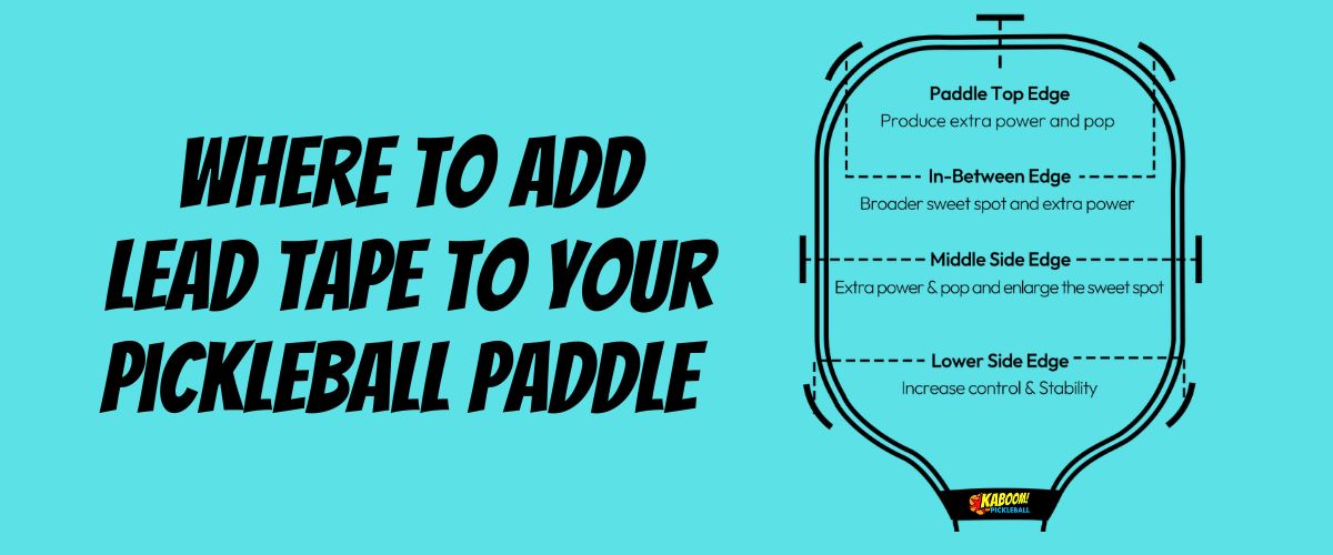 Lead Tape for Pickleball Paddle